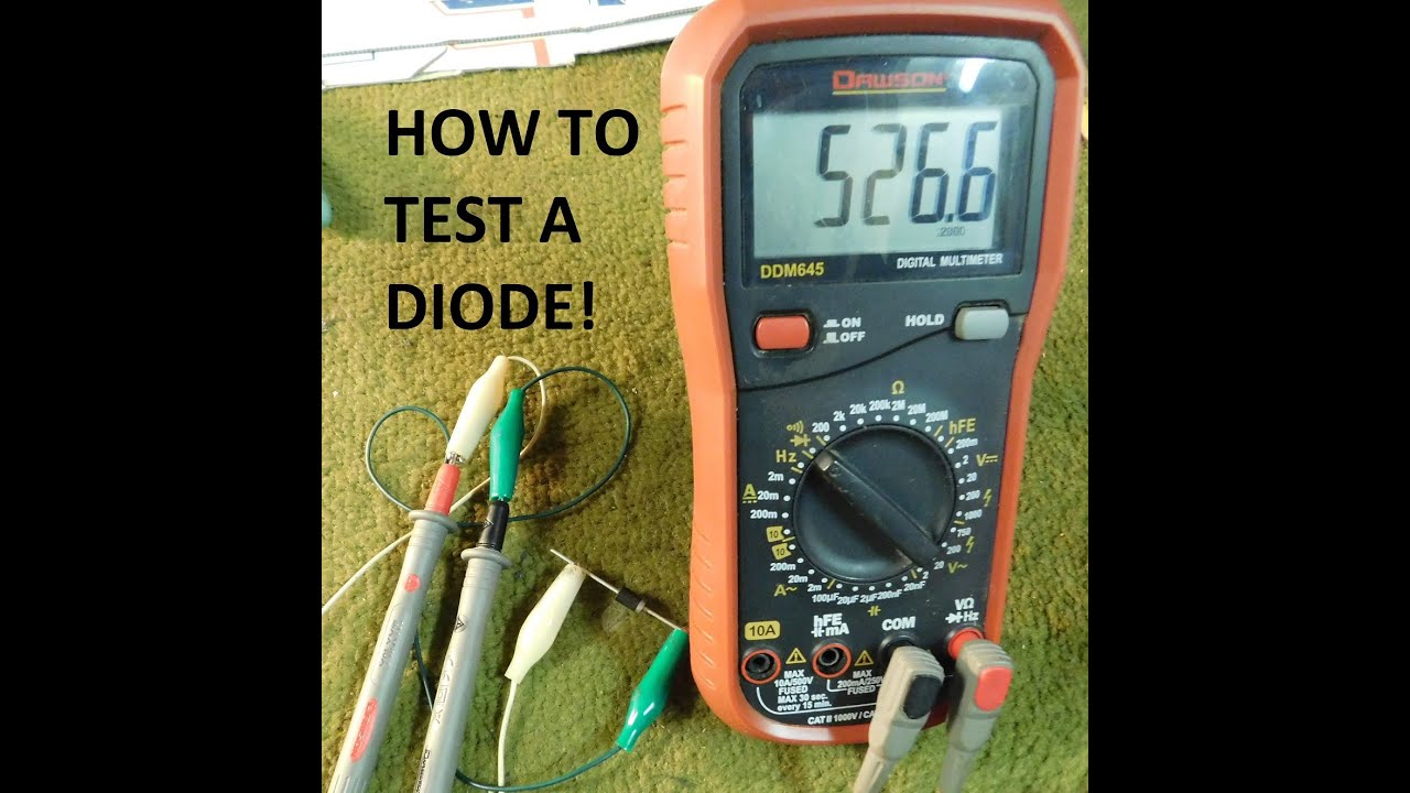 How to Test a Diode & A Continuity Test