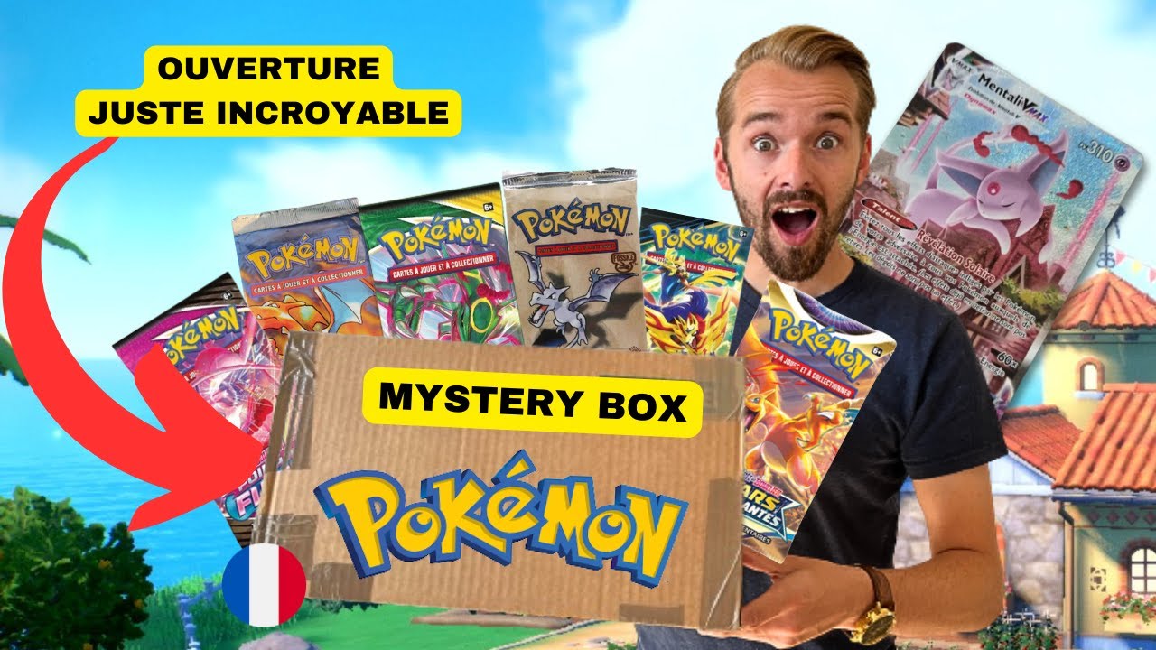 J'OUVRE LA MYSTERY BOX POKEMON LA PLUS RENTABLE, UNE VRAIE PEPITE !! JUSTE MAGNIFIQUE
