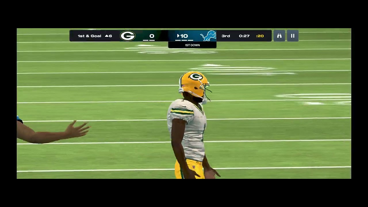 Motorola Razr 40     MADDEN NFL 26  -  GREEN BAY PACKERS   VS  DETROIT  LIONS   JÁTÉK TESZT 1