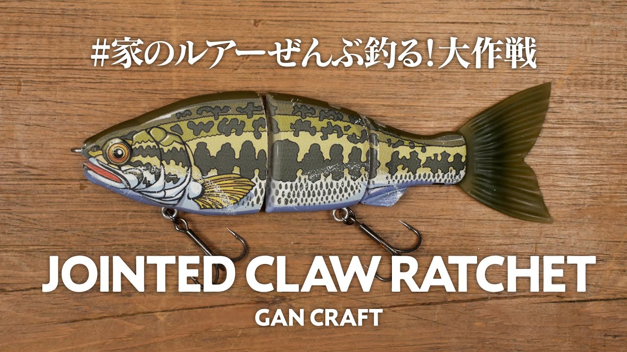 【病みつき注意】これが次世代ジョイクロの実力なのかっ！ガンクラフトのジョインテッドクロー ラチェット #家のルアーぜんぶ釣る大作戦 / 0022