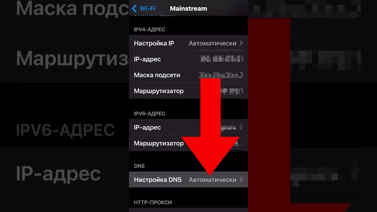 Как прописать￼ DNS сервера Google (8.8.8.8 и 8.8.4.4)  на iPhone