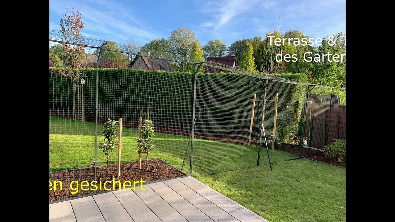 Garten- und Terrassensicherheit für Katzen – Katzennetz Experte - zeigt aktuelle Beispiele