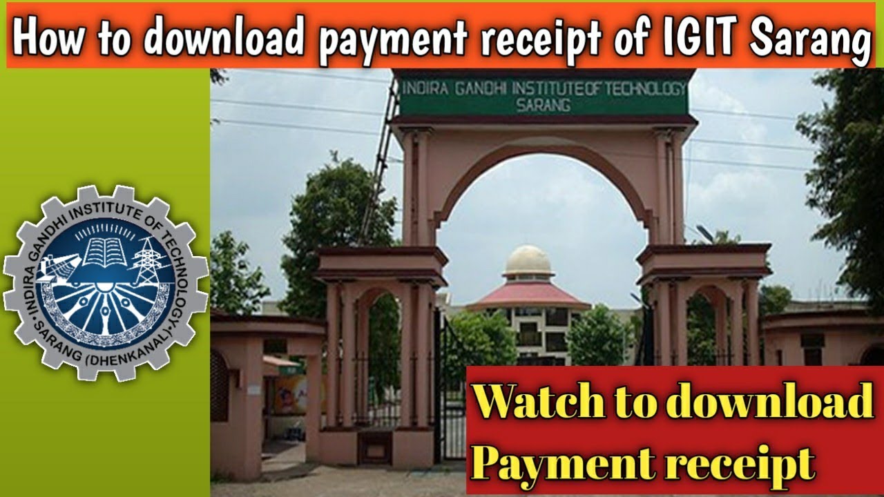 How to download Payment receipt of igit sarang || Milan Everything