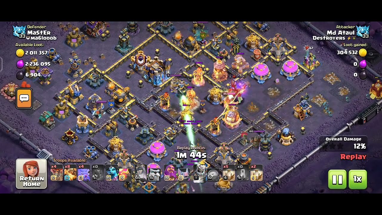 Level 1 Dragon Duke Crazy || Easy 3Star Any Base TH18