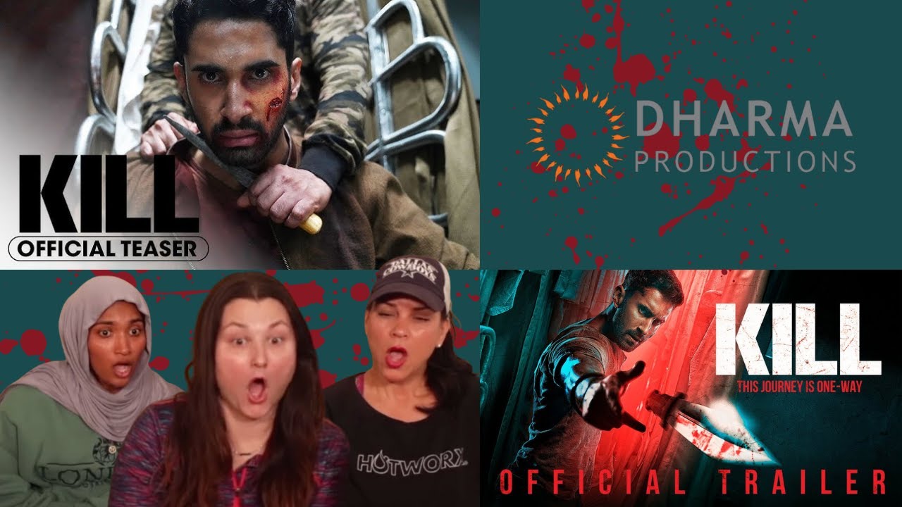 Americans' react to Kill Official Teaser/Trailer - Lakshya, Raghav Juyal, Tanya Maniktala