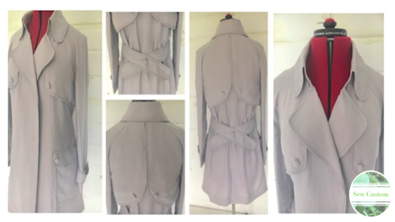 How I Sewed my Linen Trench Style Duster Jacket