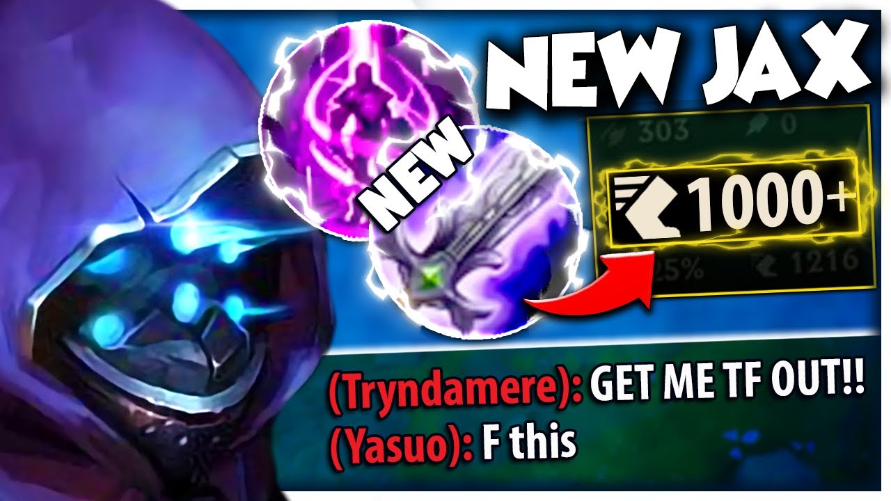 This NEW WAY to play JAX is DOMINATING RANKED...YOU CANT DIE (FREE LP) 😈