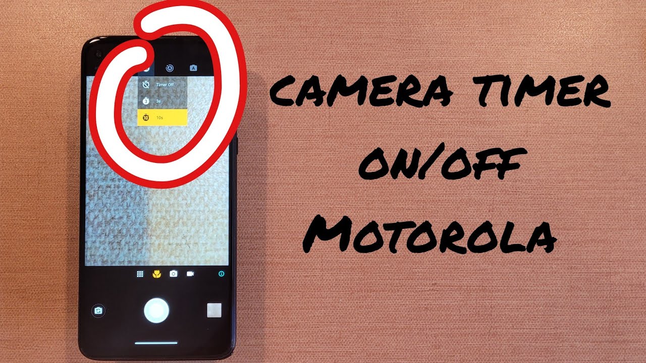 Camera Timer On/Off Motorola Moto G