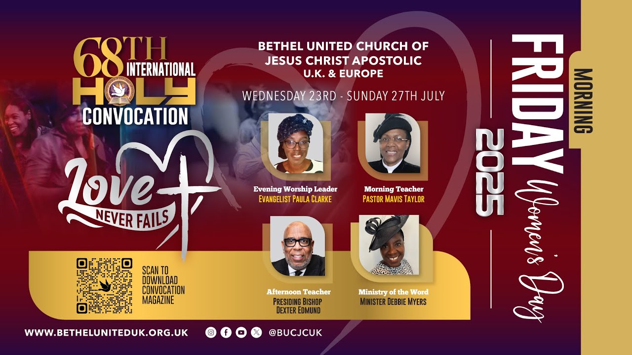 Friday Afternoon Session | Bishop Dexter Edmund | 68th Holy Convocation | 25th July 2025