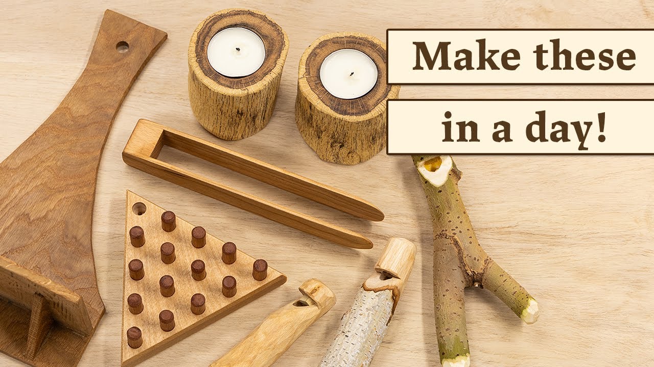 Five Tiny Wood Ideas You Can Make RIGHT NOW