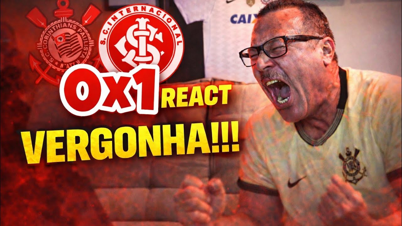 REACT CORINTHIANS 0X1 INTER !!!! TIME DE FROUXOS !!! FORA DORIVALLLLL !!!