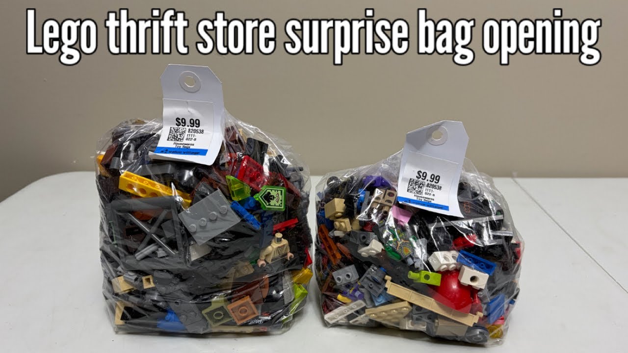 Unboxing 2 Lego thrift store surprise bags