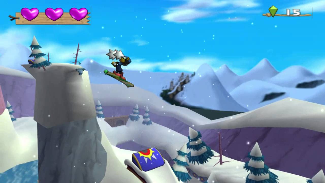 Klonoa 2 cheat shenanigans (Mira Mira Mtns. exploration)