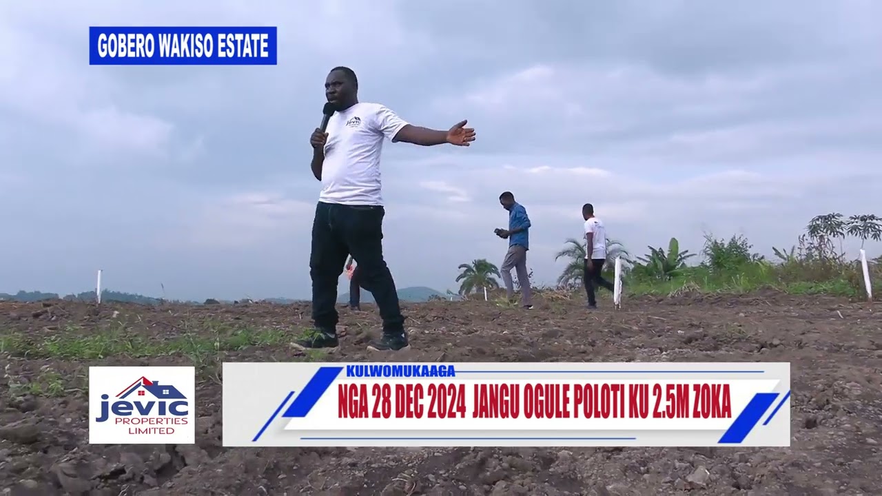 2.5 m ugx cheap plots on sale along hoima road kampala JEVIC PROPERTIES LTD