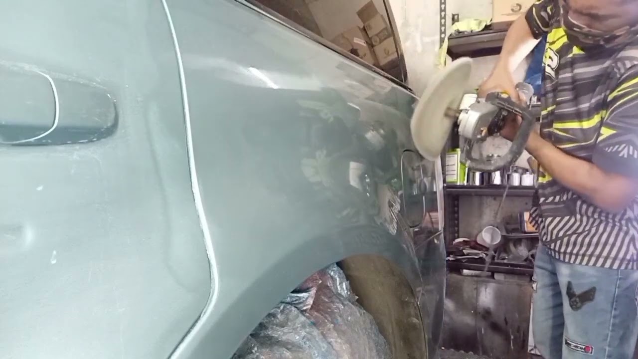 Ford quarter panel how to buffing