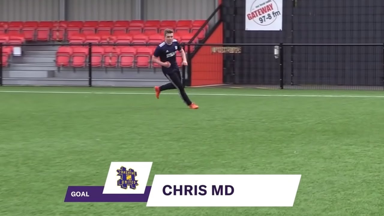 ChrisMD's first 3 goals for Hashtag United