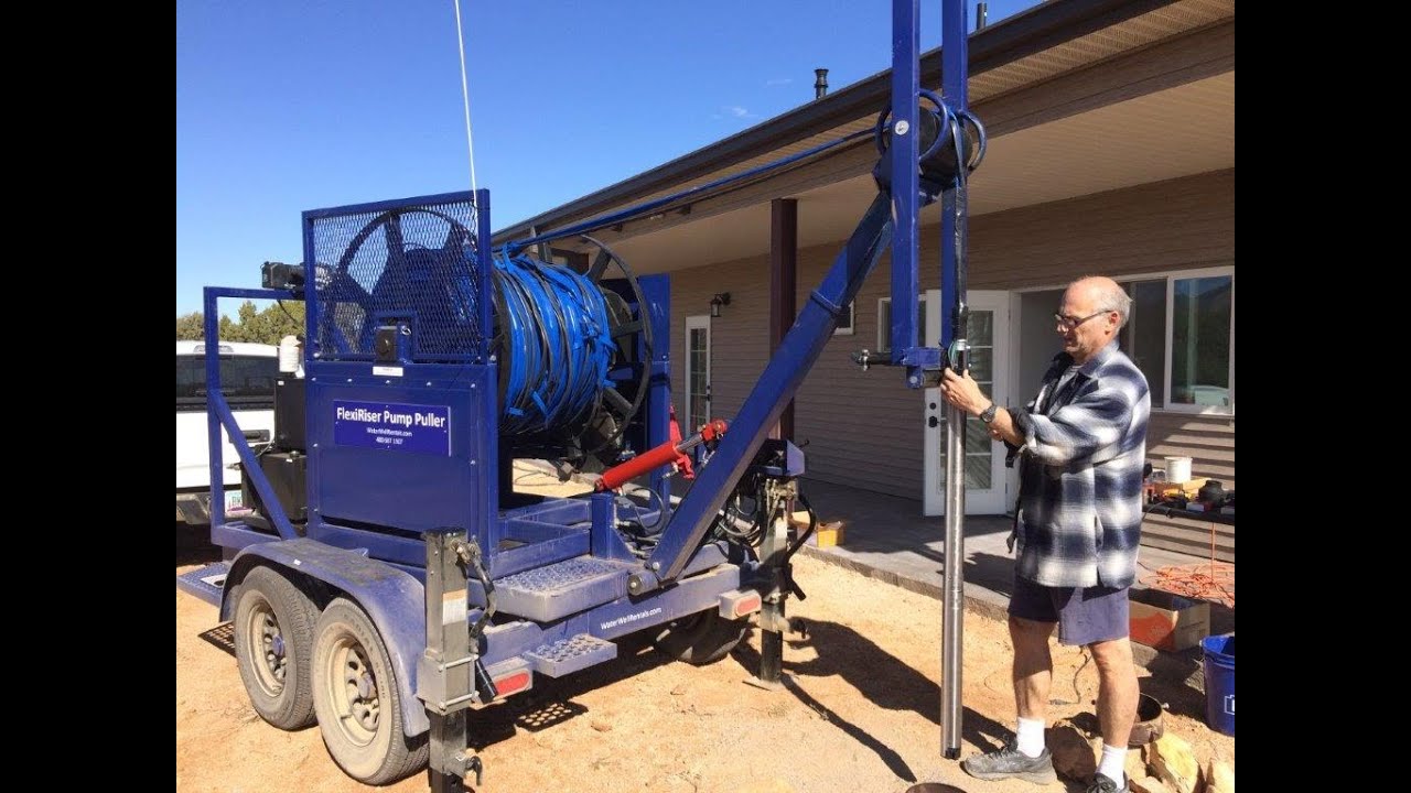 Deep domestic submersible pump installation on Boreline FlexiRiser