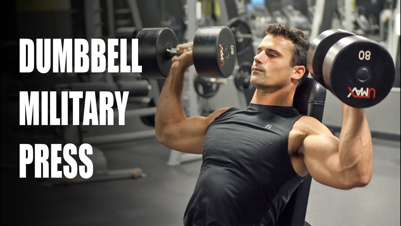 How to Do Dumbbell Military Press Without Shoulder Pain [shoulder & tricep exercise]