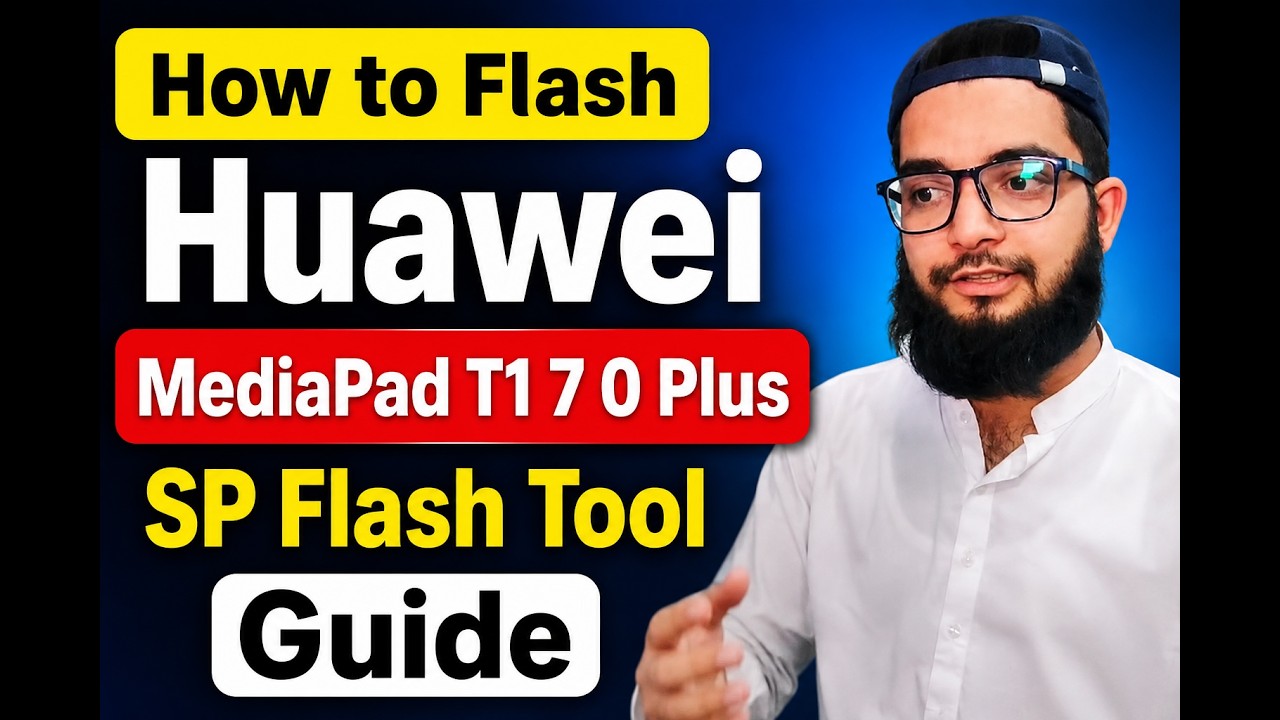 How to Flash Huawei MediaPad T1 7 0 Plus SP Flash Tool Guide