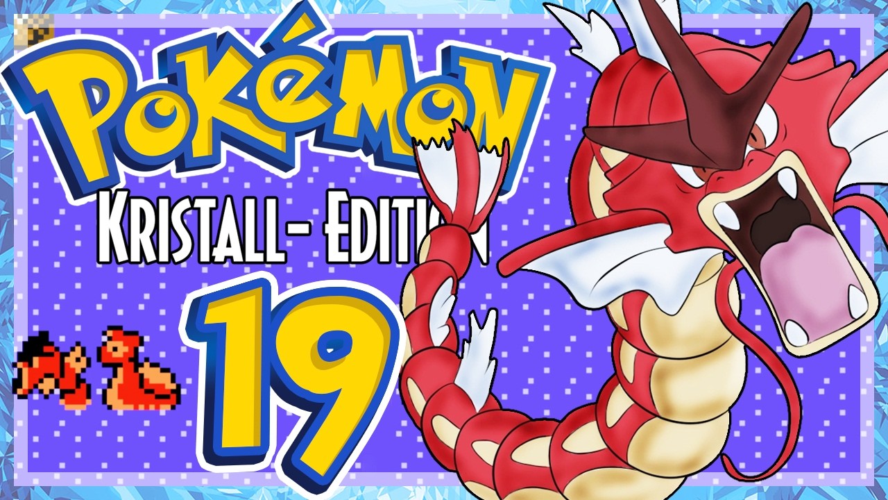 POKÉMON KRISTALL # 19 💎 Das rote Garados im See des Zorns!