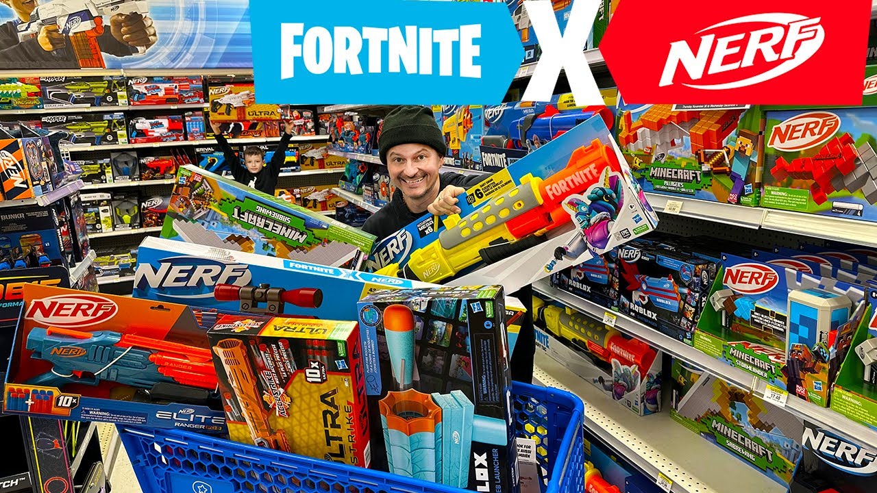 Бластеры NERF FORTNITE в TOYS R US