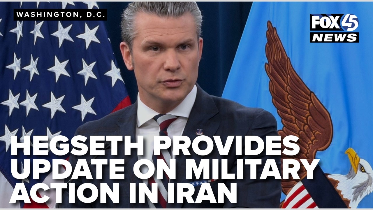FULL: Defense Sec. Pete Hegseth provides update on Iran