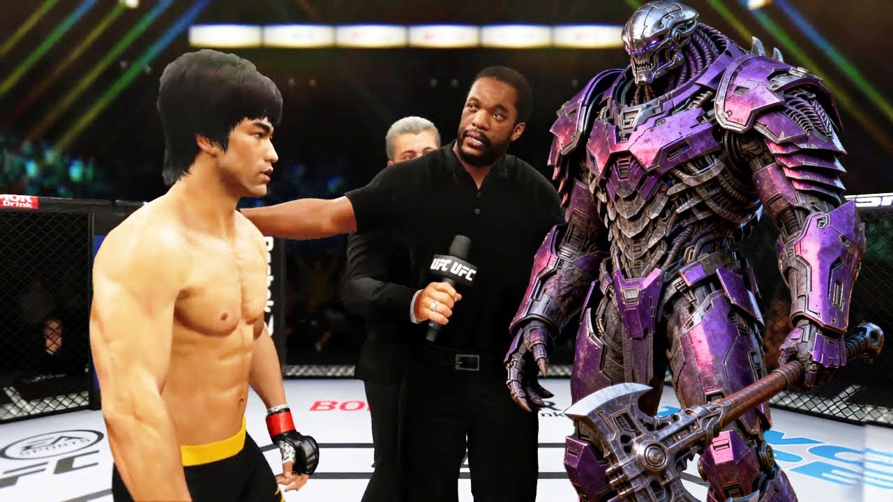 Bruce Lee vs. Ai Enslaver. (EA Sports UFC 4)