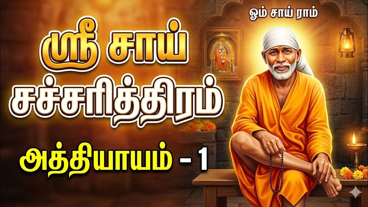 சாய் சத்சரித்திரம் அத்தியாயம் 1/Sai satcharithra Chapter1#saibaba #tamilnadu  #devotional #தமிழ் 