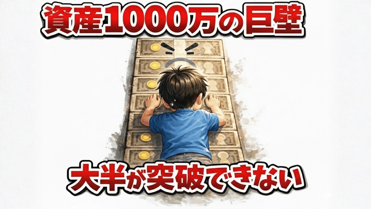 「資産1000万が普通」という地獄の嘘。手取り20万で到達できるわけない現実と、唯一の突破口。|資産を守る経済の話