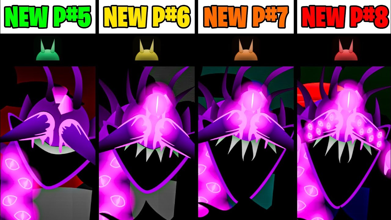 New Phase 5 VS New Phase 6 VS New Phase 7 VS New Phase 8 in Incredibox Sprunki (New Mod)