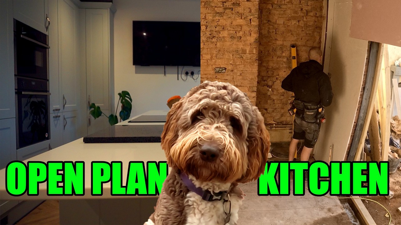 FROM CRAMPED TO OPEN PLAN KITCHEN TRANSFORMATION