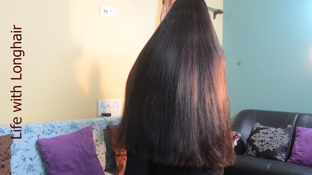 Very Silky Long Hair Play and Brushing