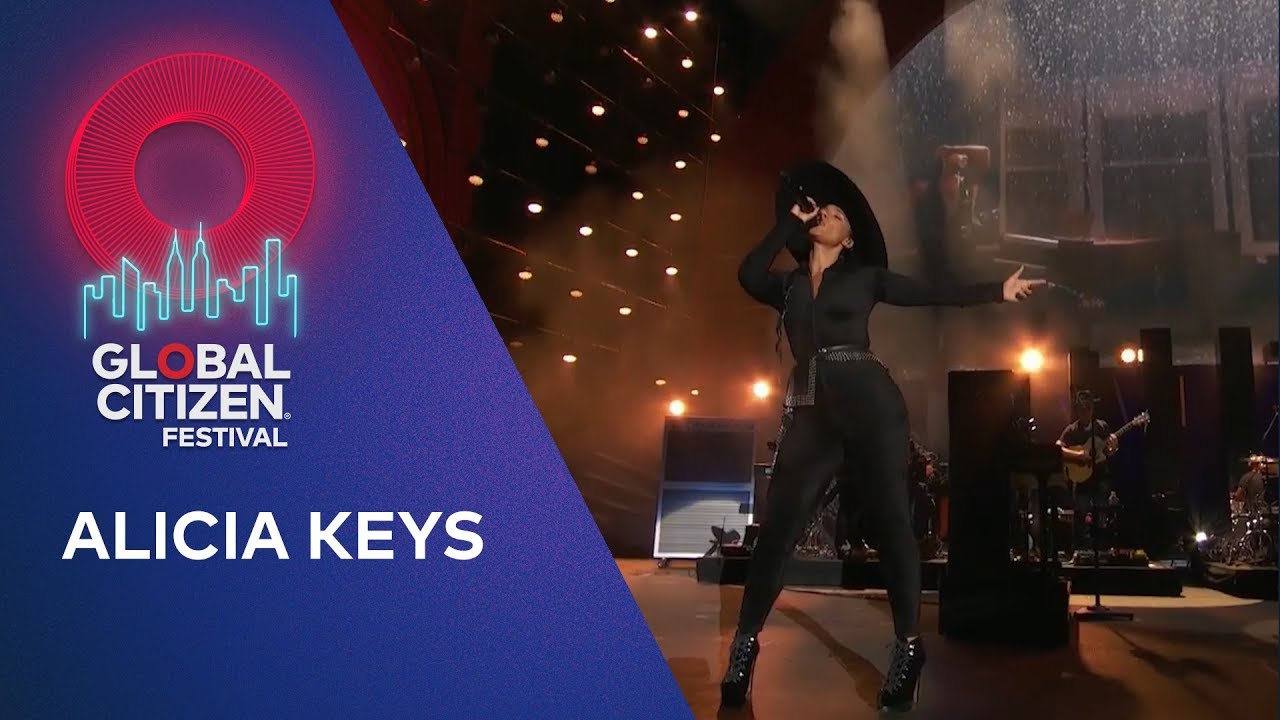 Alicia Keys performs Show Me Love | Global Citizen Festival NYC 2019