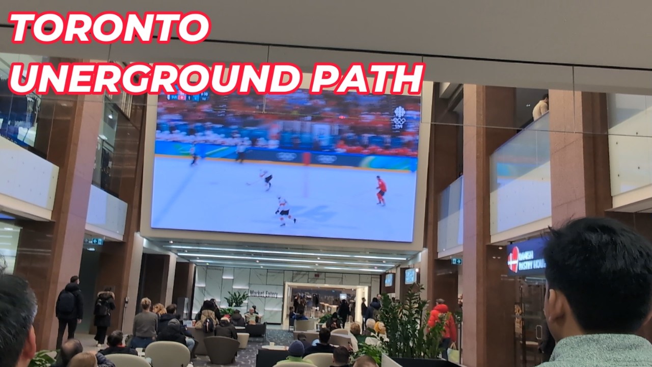 Inside the World's Largest Underground PATH (tunnels, walkways, shopping areas)