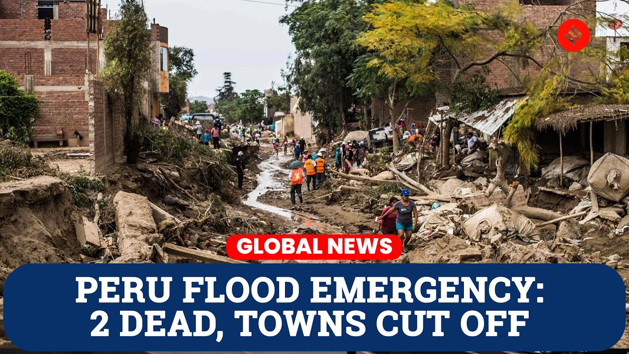 Наводнение в Перу: 2 погибших, обрушились мосты, города отрезаны от внешнего мира.
