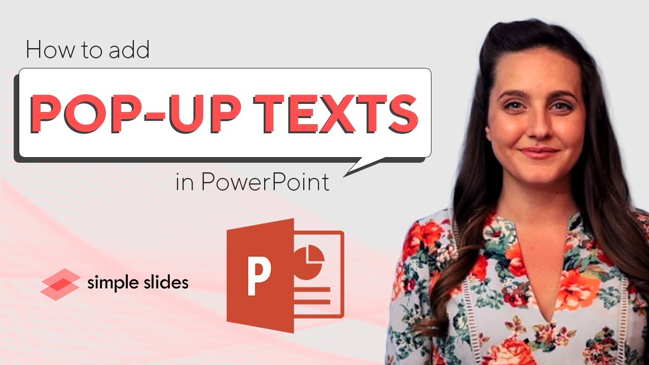 Как добавить всплывающий текст в PowerPoint