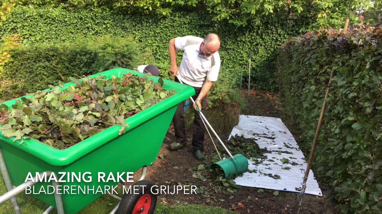 Slimme bladerenhark met grijper