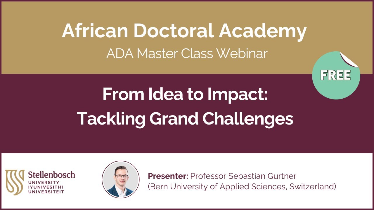 From Idea to Impact: Tackling Grand Challenges