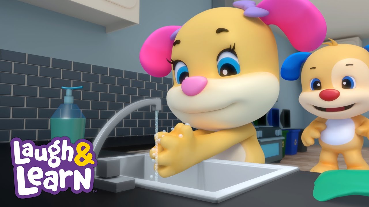 Washing Your Hands | Toddler Cartoons | Kids Songs | Learning Show | Nursery Rhymes | Laugh & Learn