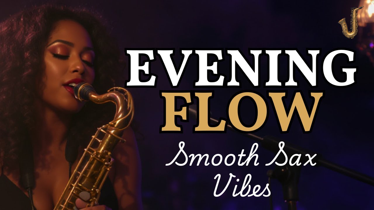 Sunday Evening Jazz Music 🌙 Smooth Saxophone Lounge for Relaxation & Peaceful Night - 2 Hours