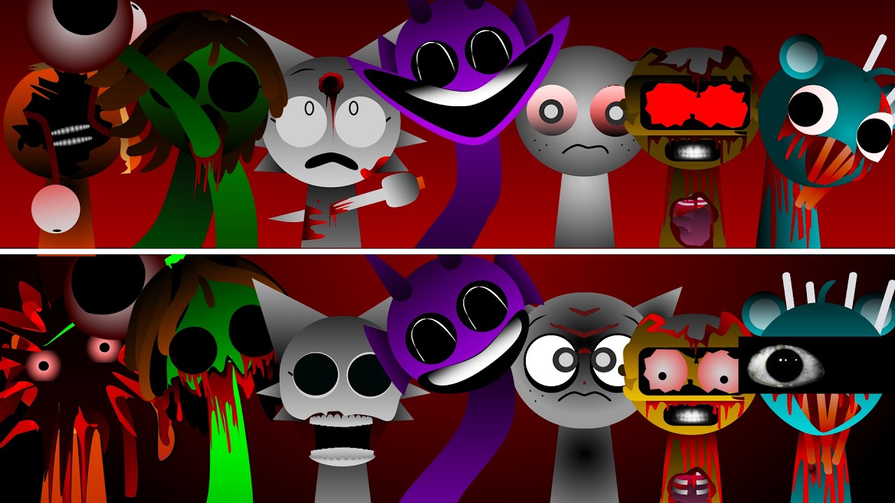Phase 3 VS Phase 4 in Incredibox Sprunki!