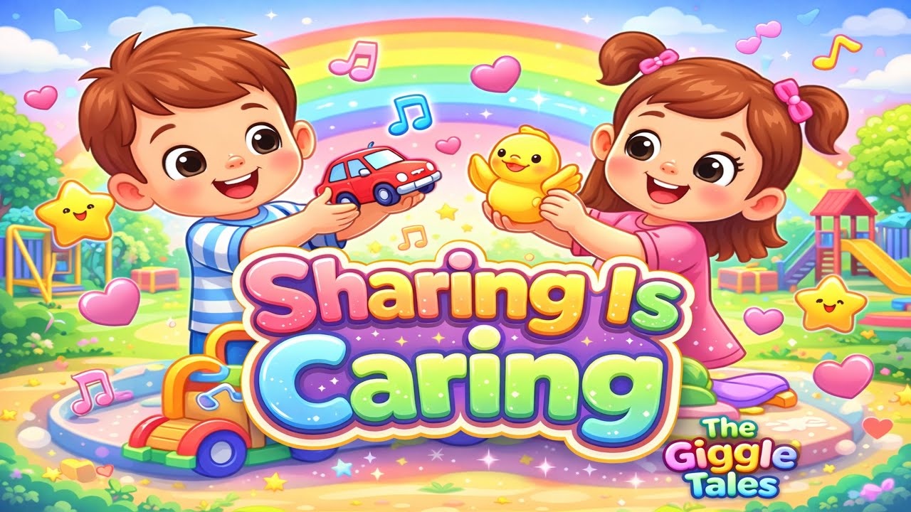 Sharing is Caring | Poems | Nursery Rhymes | The Giggle Tales