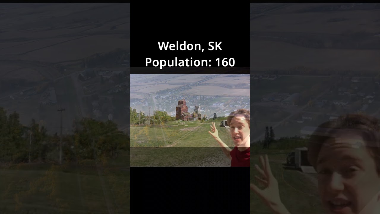Random Canadian towns: Weldon, SK #shorts #shortsfeed #canada