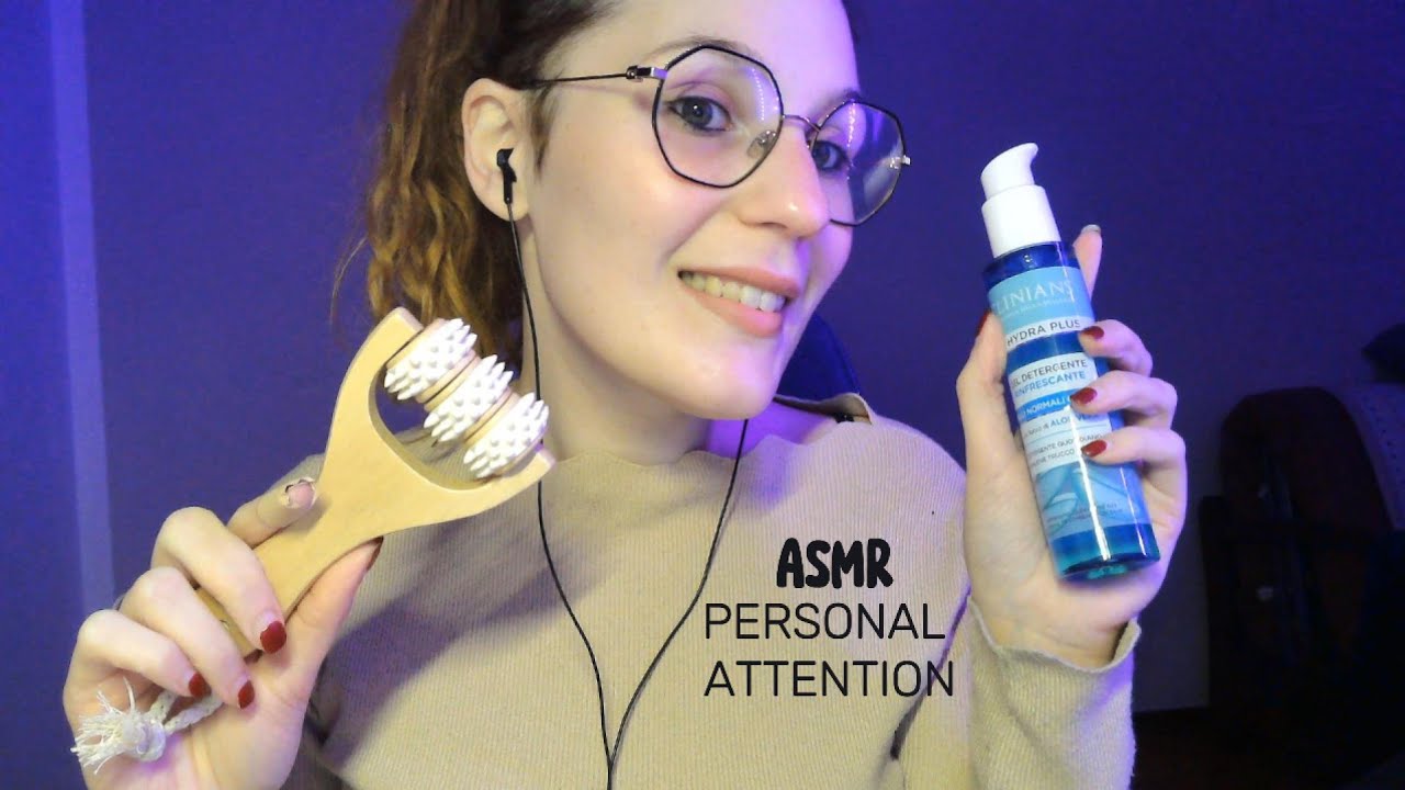 ASMR - personal attention (skincare, scrub e piccolo massaggio)