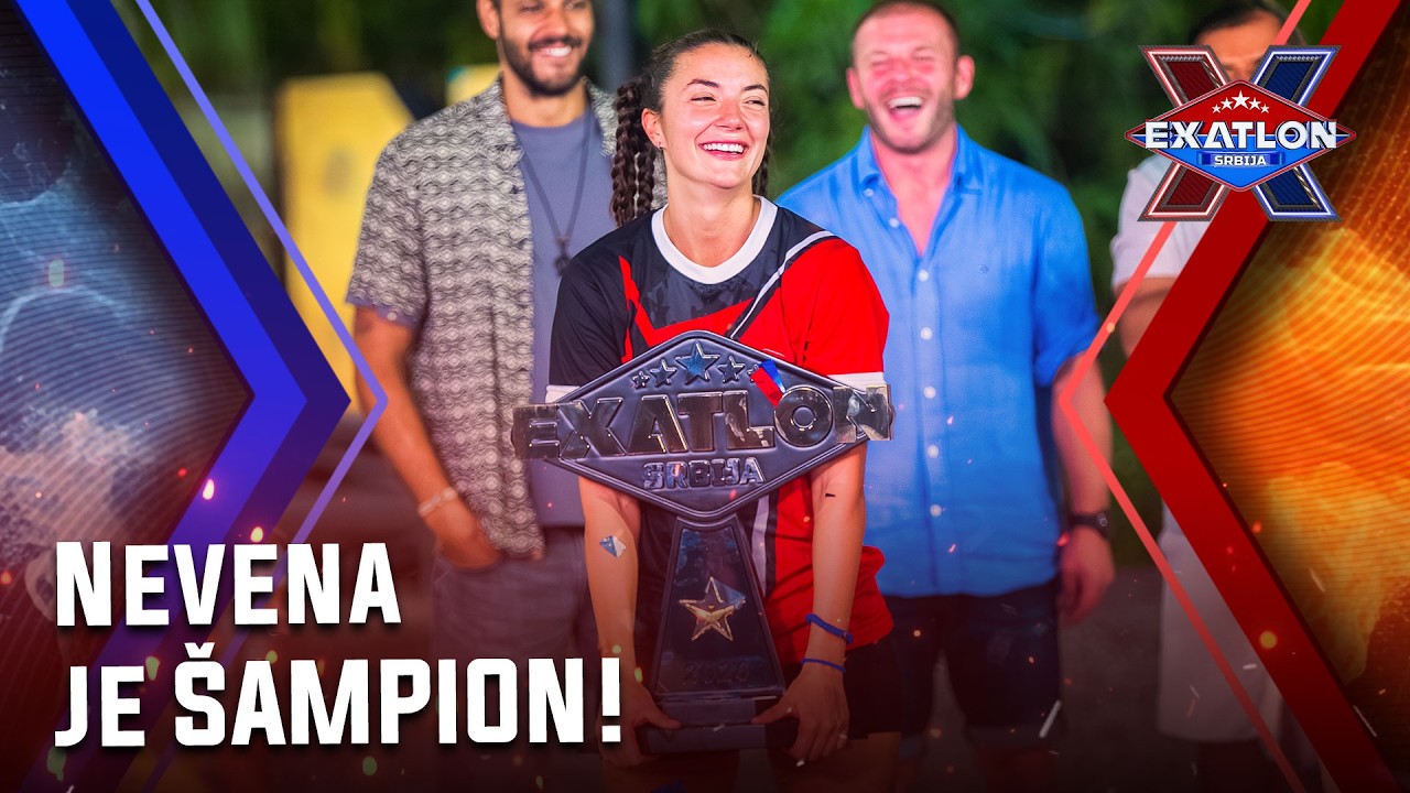 Exatlon Srbija: Epizoda 40 | Nevena je &Scaron;AMPION! Ubedljivo najveći preokret u Exatlonu!