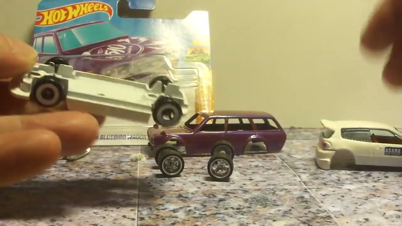 Hot Wheels Datsun Umbau Make your own Real Riders Modellcar Teil2 Anokes Custom