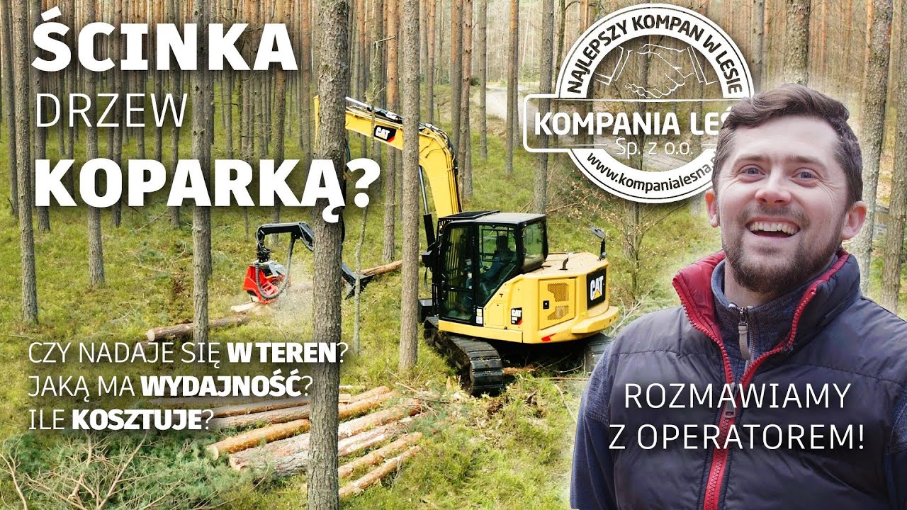 Głowica ścinkowa Nisula 425 na koparce CAT-a | Jak się sprawuje?