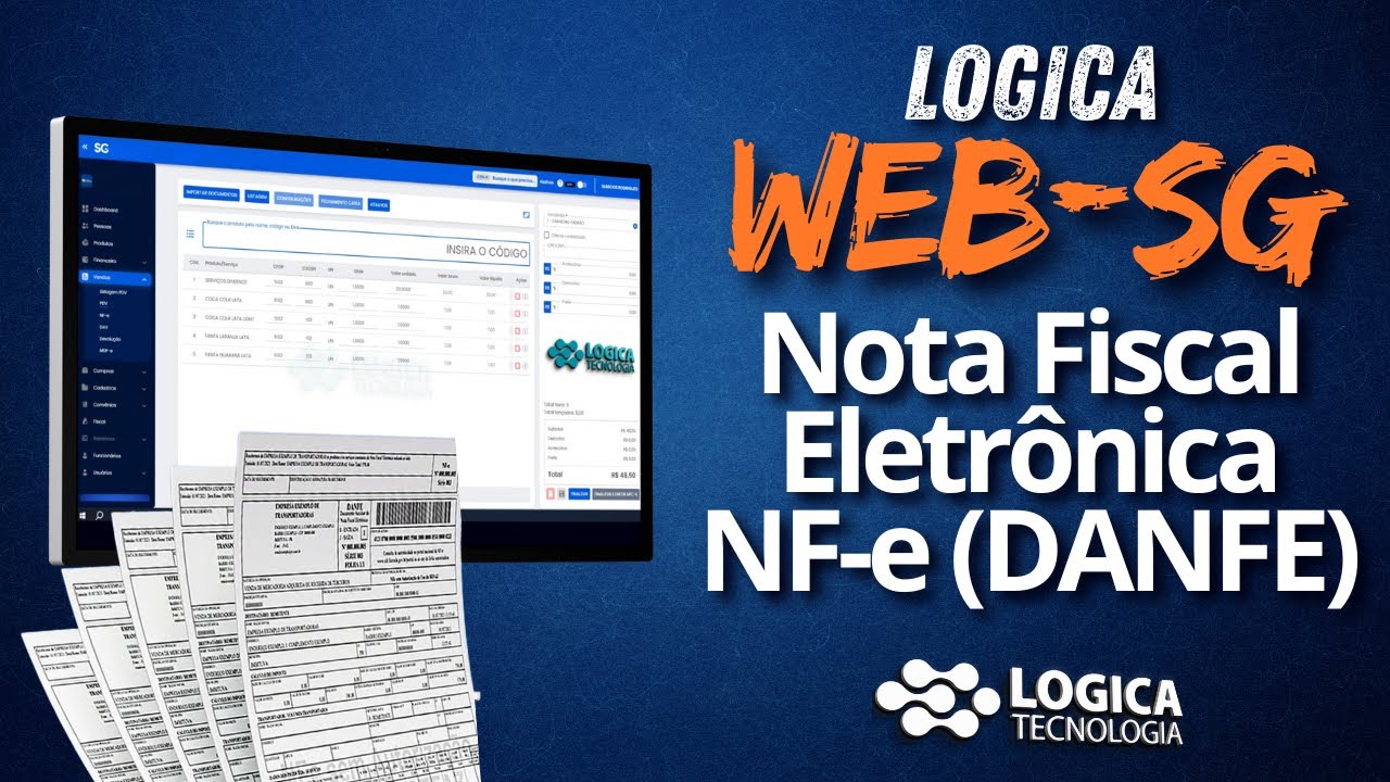 🧾 Emitindo NF-e no Lógica Web SG | DANFE, Carta de Correção e Cancelamento em Minutos!