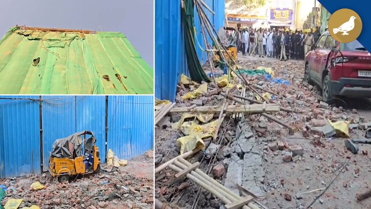 Обрушение здания в Толичауки, 4 погибших | Хайдарабад