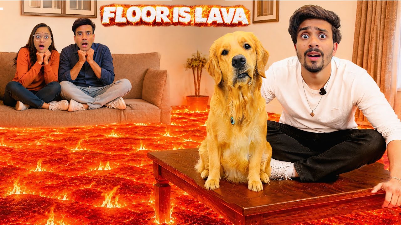 Floor Is Lava Challenge | Don&rsquo;t Touch The Floor!! | Anant Rastogi 